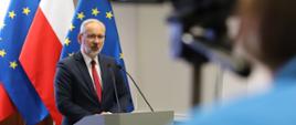 Na zdj. minister Adam Niedzielski podczas nowego otwarcia kampanii Planuję Długie Życie.