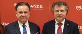 Na zdjęciu wiceminister Jacek Karnowski i Adam Struzik Marszałek Województwa Mazowieckiego