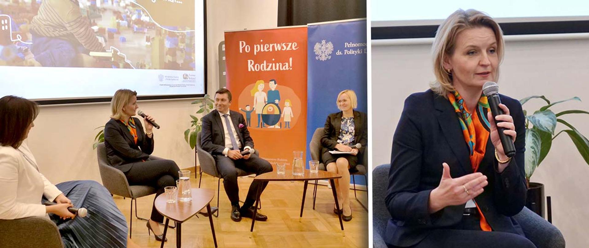 Kolaż zdjęć z uczestnikami spotkania. 