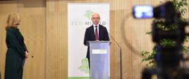 Minister klimatu Michał Kurtyka na konferencji Eco-Miasto